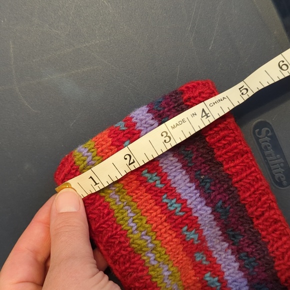 Wool Knit Ear Warmer, Ear Band, Unisex, Made In Nepal - Picture 6 of 6